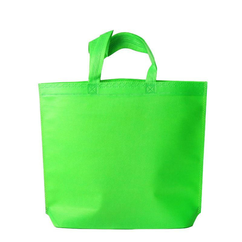 Thumbnail: Custom Reusable Non Woven Fabric Shopping Bag with Handle - 13"w x 10"h x 4"d