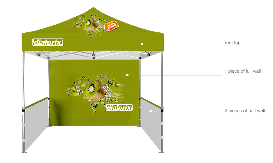 Thumbnail: Custom 10 x 10  Tent FAST SHIP within 72hrs