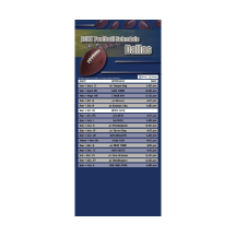 Thumbnail: Professional Football Sports Schedule Magnets