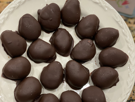 Dark Chocolate Peanut Butter Eggs