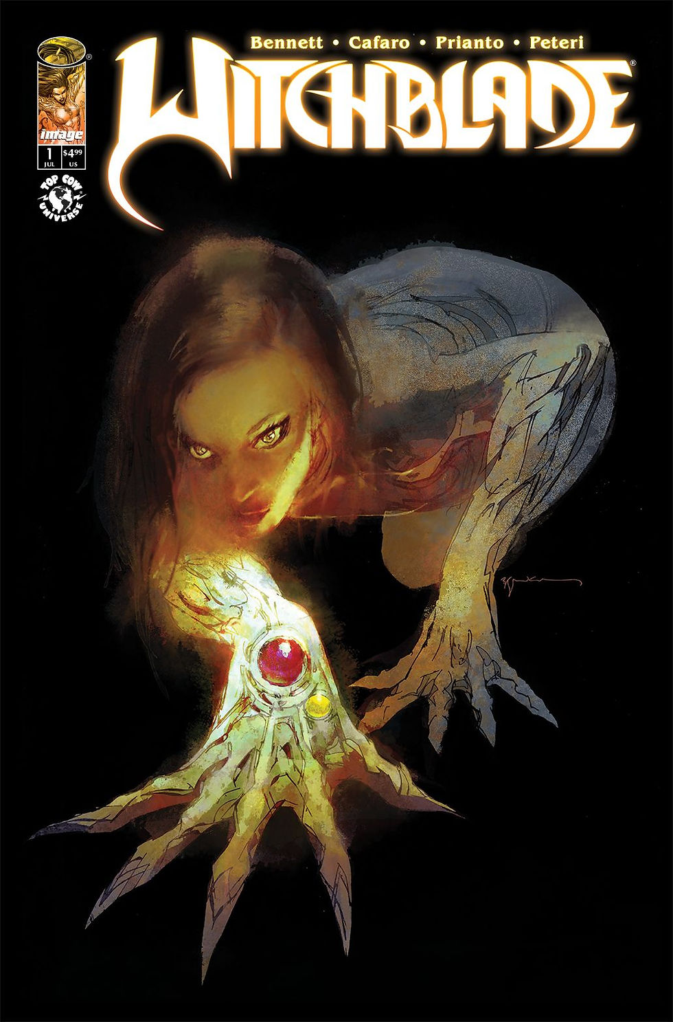Witchblade #1 Cover G by Bill Sienkiewicz