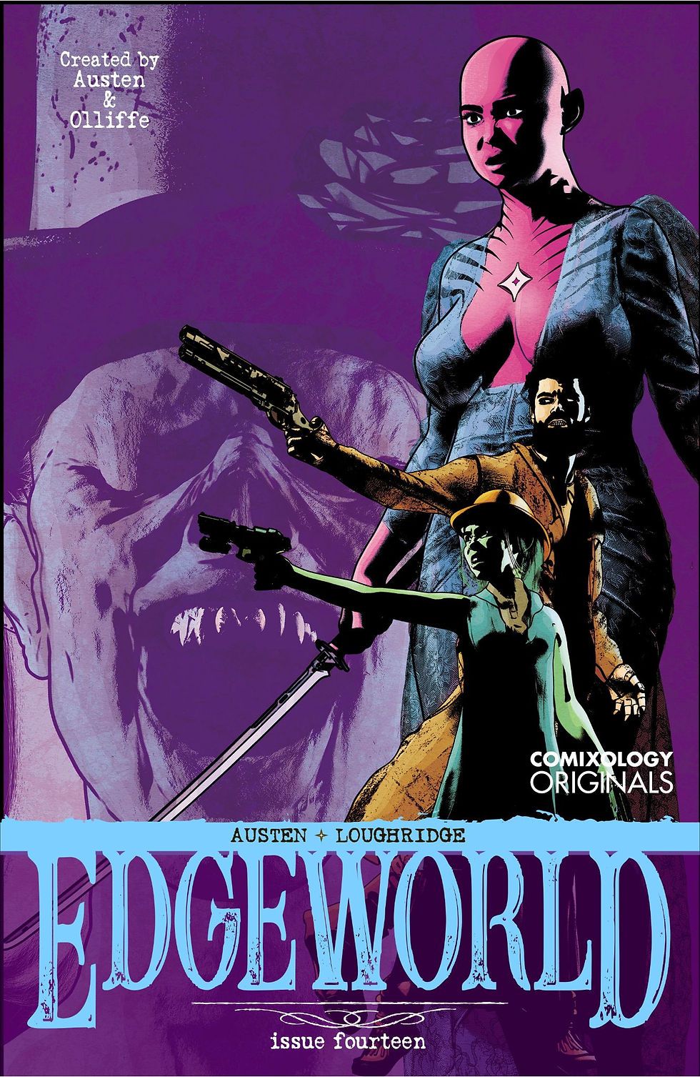 Edgeworld #14 - Front Cover by Chuck Austen and Lee Loughridge