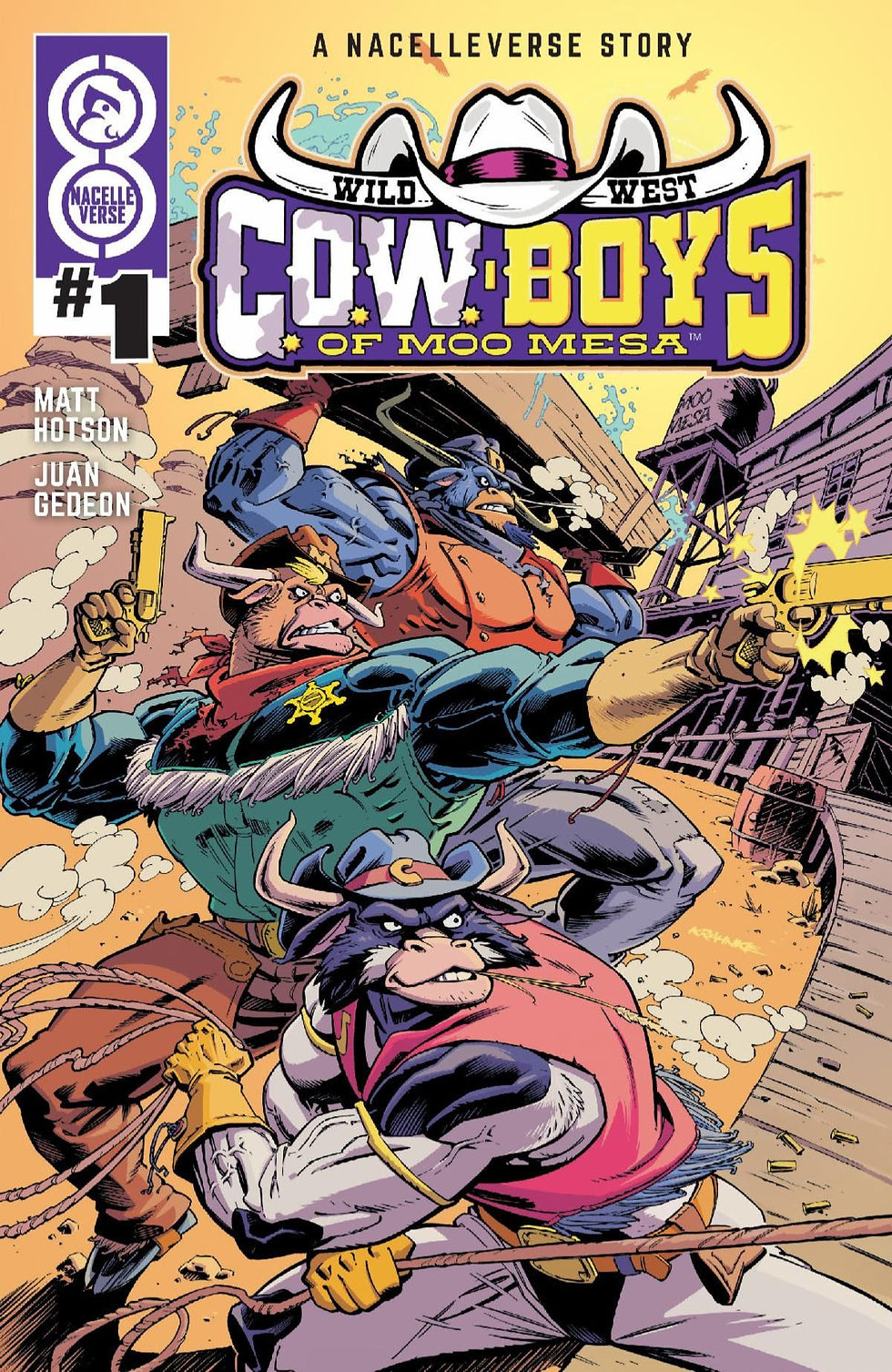 Wild West C.O.W.-BOYS Of Moo Mesa #1 - Cover B by Andrew Krahnke