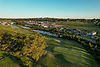 The Drouin Golf & Country Club at golden hour, with The Fairways estate beyond