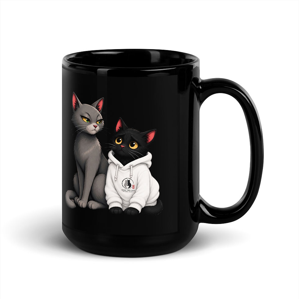 Thumbnail: Remy & Saskia Classic Black Glossy Mug