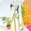 Thumbnail: Berry Blue Floral Temple Kasavu Cotton Setmundu main view