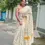 Thumbnail: Multi Tulip Kasavu Golden Tissue Saree with Blouse main view
