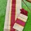 Thumbnail: Double Stripe Kasavu Kara Tussel Tissue Setmundu