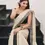 Thumbnail: Black Kasavu Golden Tissue Tussel Set Mundu main view