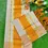 Thumbnail: Double Stripe Kasavu Kara Tussel Tissue Setmundu