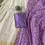 Thumbnail: Lavender Kasavu Dhavani Set top view