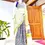 Thumbnail: Block Designer Ajrak Cotton Kasavu Saree with Matching Ajrak Blouse