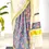 Thumbnail: Block Designer Ajrak Cotton Kasavu Saree with Matching Ajrak Blouse