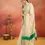 Thumbnail: Green Tussel Tissue Kasavu Saree main view