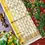 Thumbnail: Triangle Golden Zari Premium Kasavu Balaramapuram Saree with Blouse pallu design view