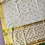 Thumbnail: Premium Golden Polka Dot Zari Woven Kasavu Cotton Saree with Running Blouse pallu view