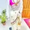 Thumbnail: Flower Creeper Kasavu Cotton Kerala Saree with Blouse