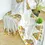 Thumbnail: Radha Krishna Mural Silver Tissue Saree with Blouse