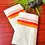 Thumbnail: Mittai Orange Kasavu Kara Premium Cotton Double Mundu Dhoti