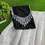 Thumbnail: Silver Tissue Radha Krishna Skirt and Top Set top view