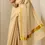 Thumbnail: Onam Kasavu Tissue Saree closeup view