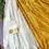 Thumbnail: Medallion Yellow Kasavu Cotton Dhavani Set main view