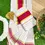 Thumbnail: Maroon Stripe Designer Kasavu Kara Cotton Setmundu top view