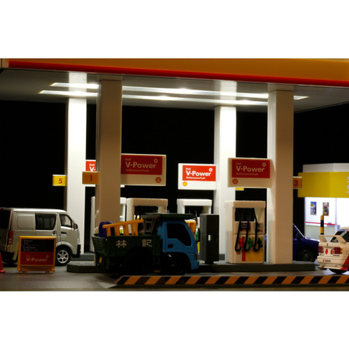 BQ-08 Shell Petrol Station Diorama | mysite