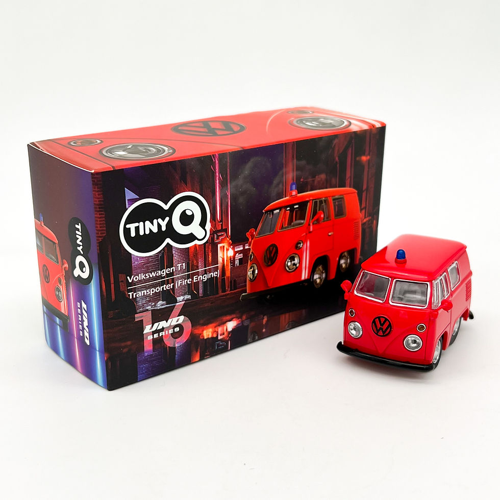 Thumbnail: TinyQ Uno-Series 16 - Volkswagen T1 Transporter (Fire Engine)