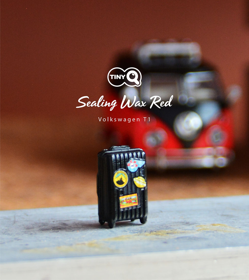 Thumbnail: TinyQ Uno-Series 16 - Volkswagen T1 Transporter (Sealing Wax Red)