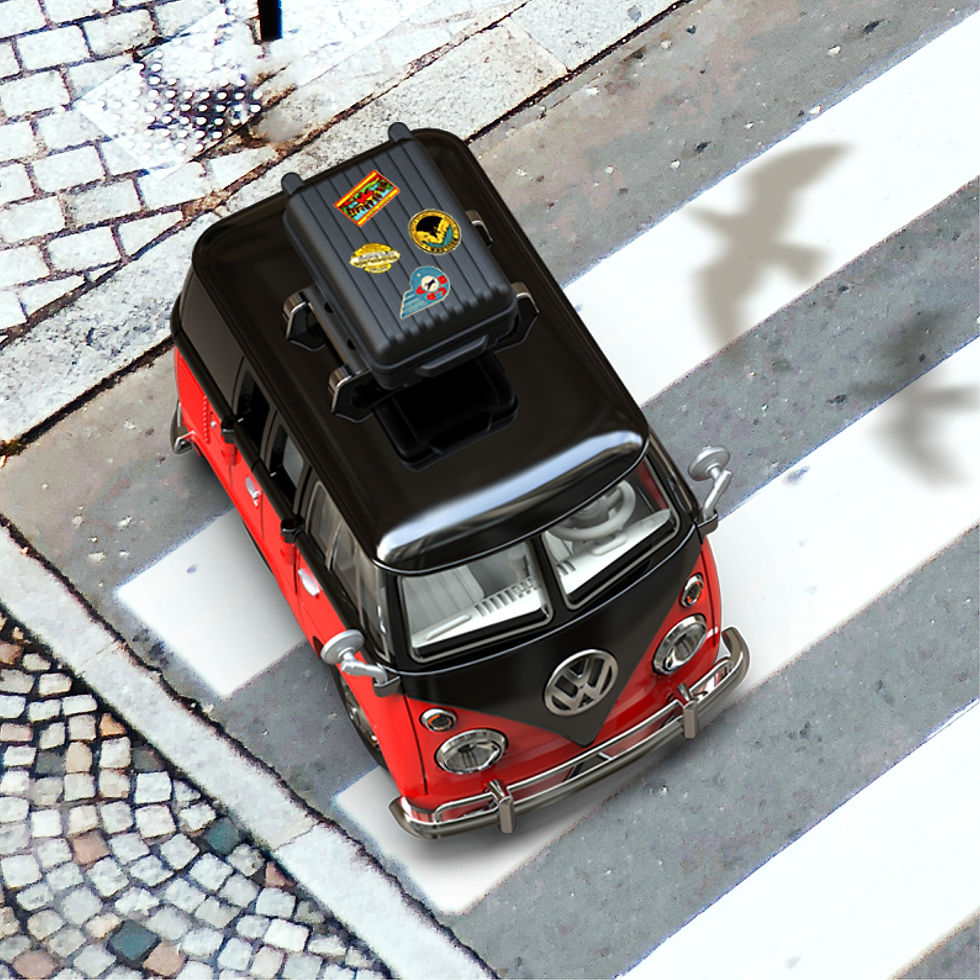Thumbnail: TinyQ Uno-Series 16 - Volkswagen T1 Transporter (Sealing Wax Red)
