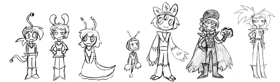 Intergalactic Jones Character Lineup Sheet(Portfoliob).png