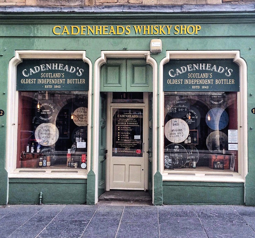 Cadenhead's Whisky shop - Edinburgh