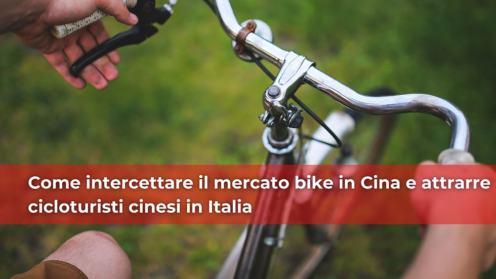 Come intercettare il mercato bike in Cina e attrarre cicloturisti cinesi in Italia