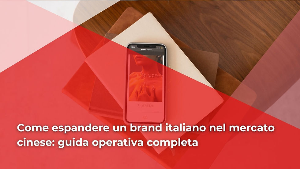 Come espandere un brand italiano nel mercato cinese: guida operativa completa