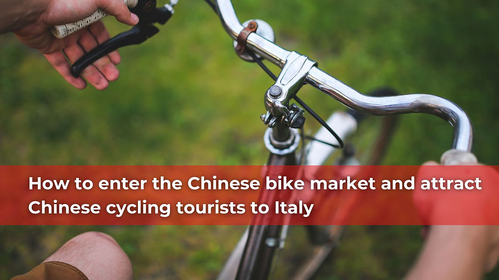 How to enter the Chinese bike market and attract Chinese cycling tourists to Italy