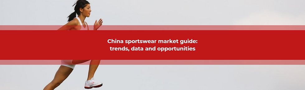 China sportswear market guide: trends, data and opportunities