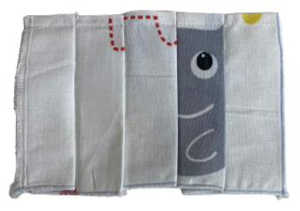 5. Osaliselt õmmeldud ühepoolne volt