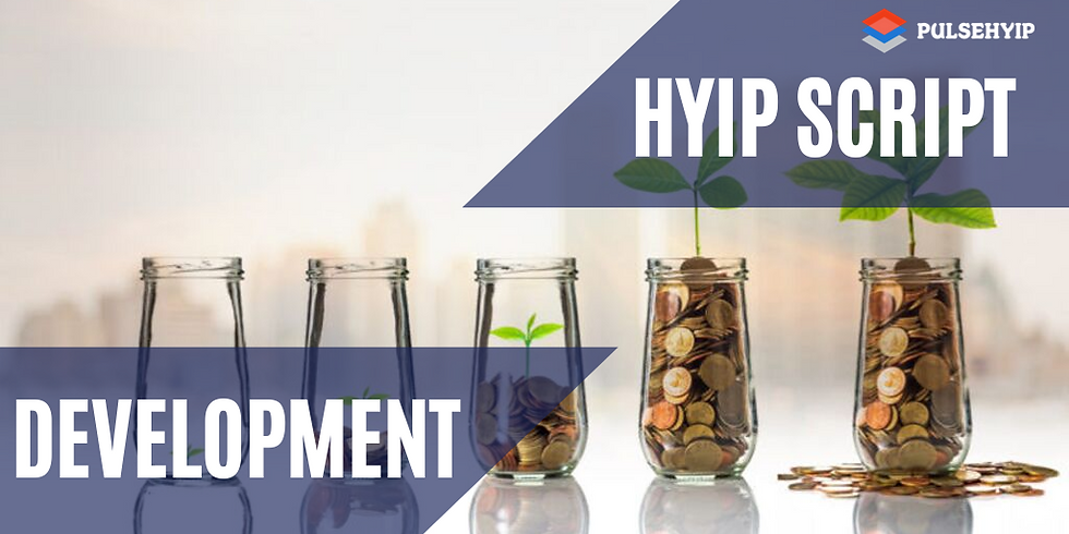 The best HYIP script for your Investment platform development