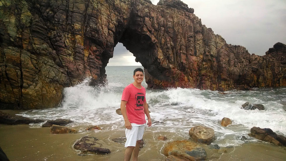 Pedra Furada - Jericoacara - CE, uns dos cartões postais.