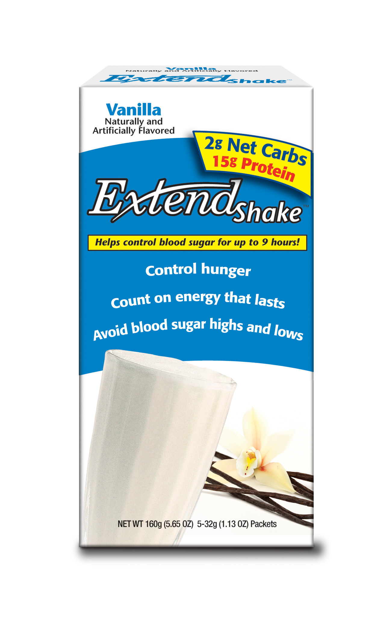 Extend Nutritional Shake Mix VANILLA - 12 boxes