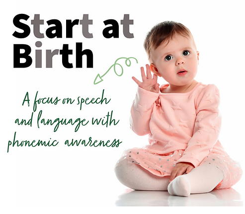 Start at birth - spech sound processing with Speech Sound Pla