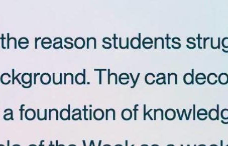 "They can decode but ..." 