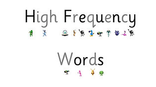 High Frequency Words - Mapped
