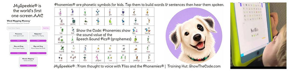 MySpeekie One Screen AAC - Thoughts to Voice