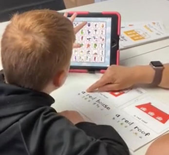 Mapped books show the grapheme and sound values