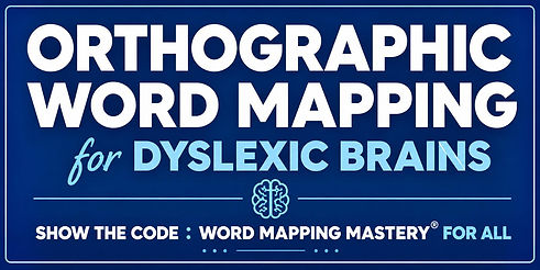 Orthographic Word Mapping for Dyslexia Brains support groupu