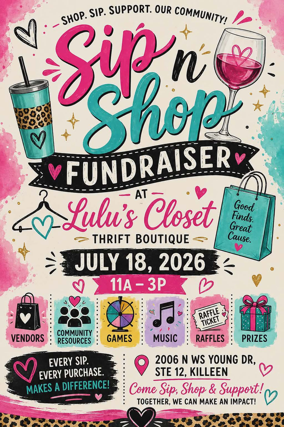 Sip N Shop Saturday