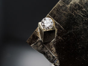Diamant blanc naturel