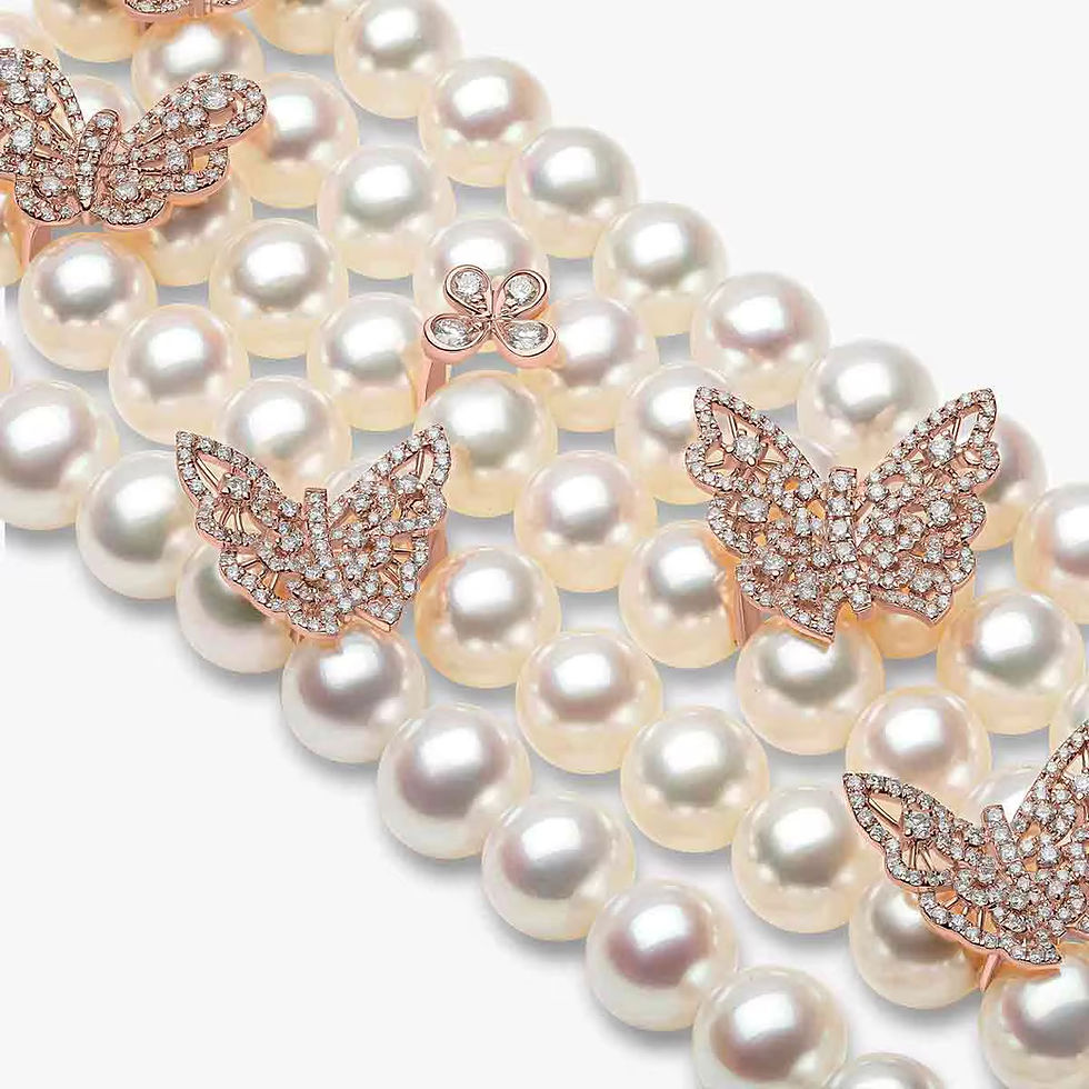 الصورة المصغرة: طقم لؤلؤ 4 قطع choker 